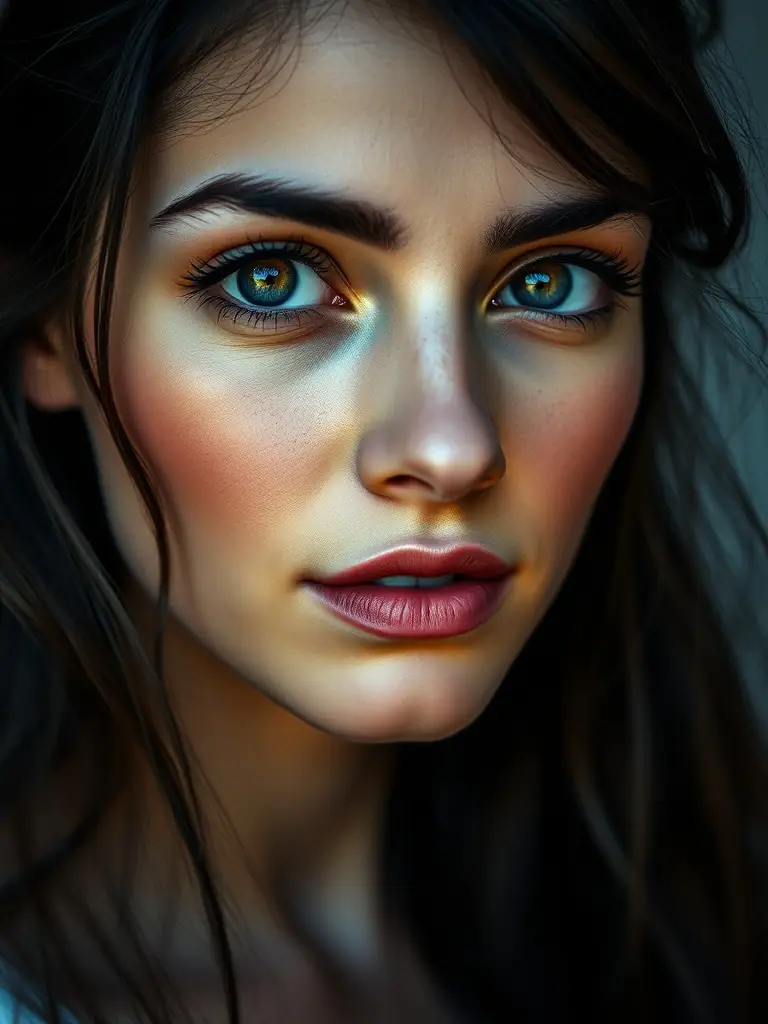 A soft, ethereal image of a person with closed eyes, radiating a sense of peace and inner vision. The background is subtly blurred, creating a dreamlike atmosphere.